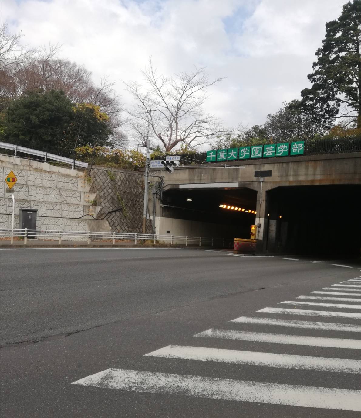 松戸隧道入口交通事故ひき逃げ追突