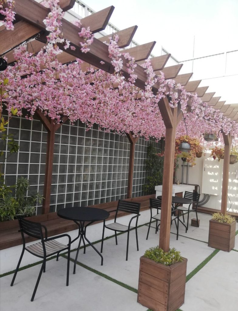 屋上庭園ガーデンテラス桜スポット