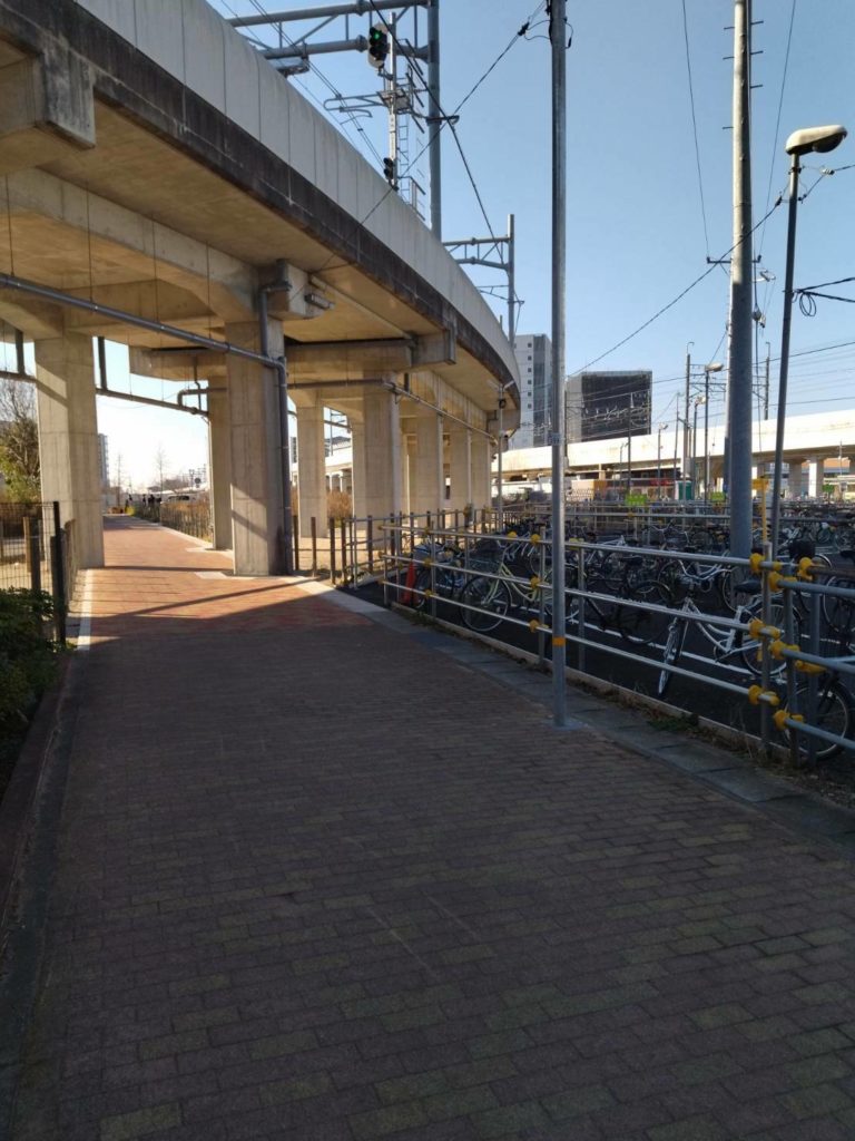 新鎌ヶ谷駅アクロスモールイオン鎌ヶ谷新しい道路