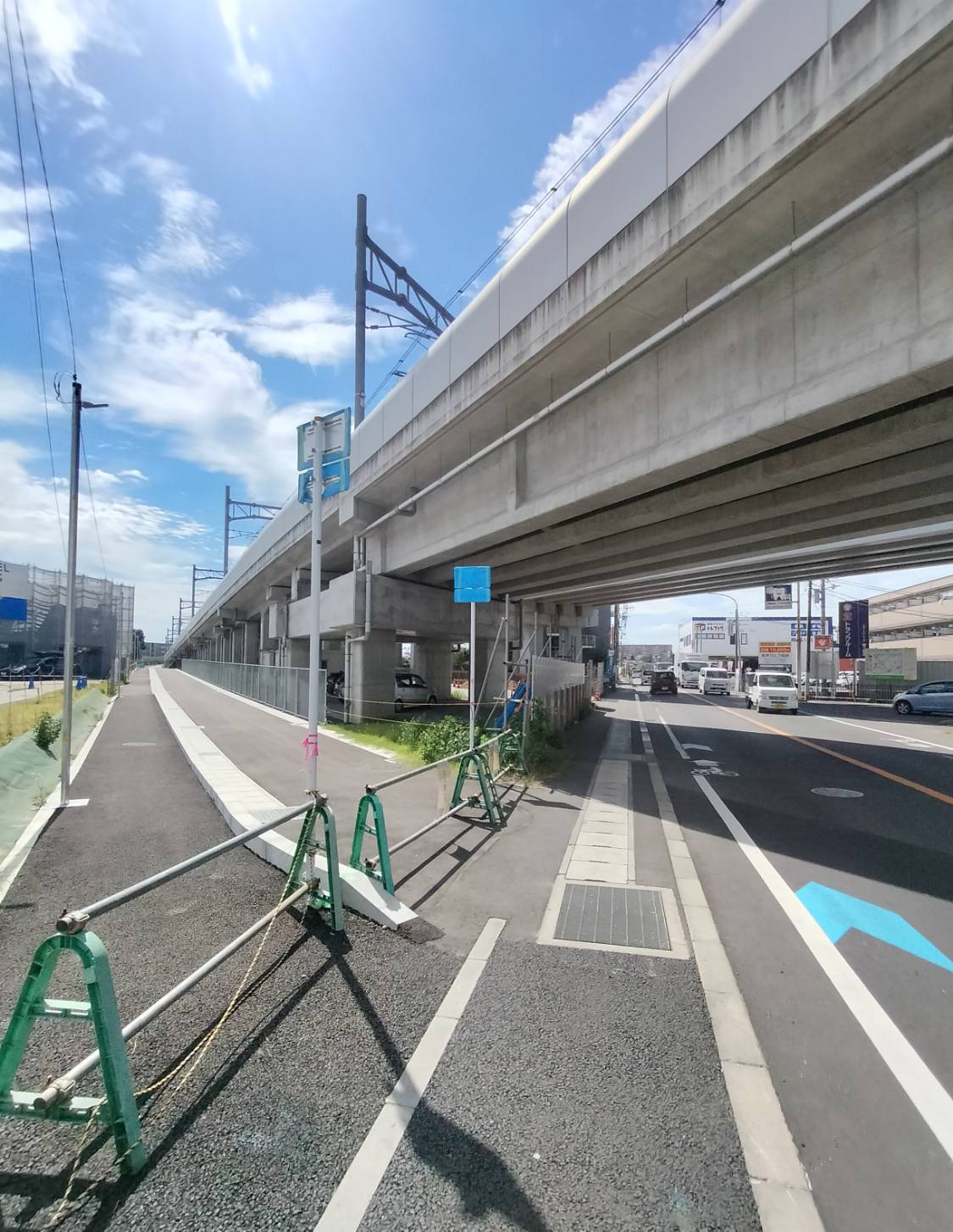 鎌ヶ谷市北中沢新しい道路整備工事2023年9月