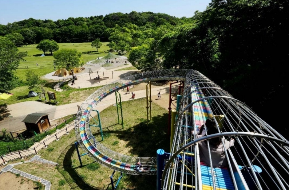 あそびのすみか千葉県松戸市21世紀の森と広場遊具がたくさんある公園 松戸