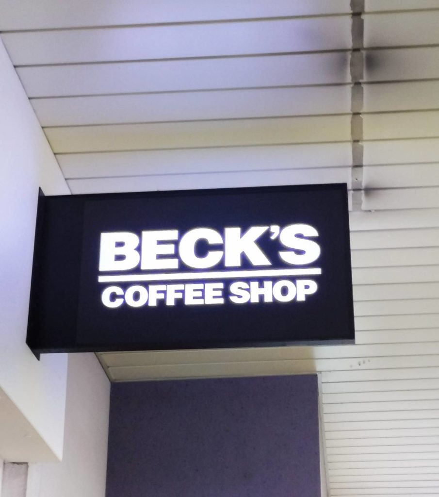 BECK'S COFFEE SHOP 松戸店閉店駅カフェベックスコーヒー