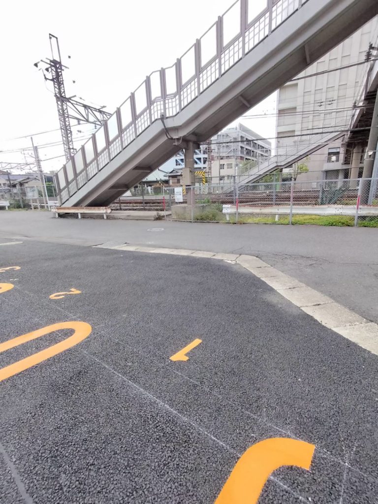 松戸駅キテミテマツド歩道橋駐車場コインパーキング
