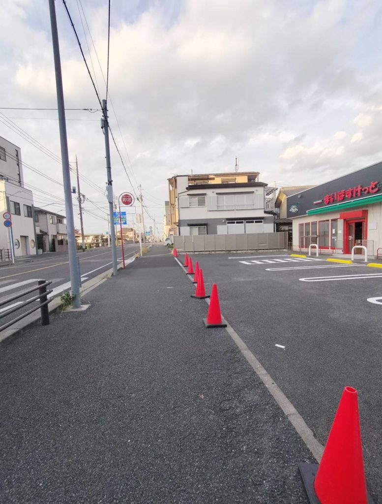下矢切交差点まいばすオープン開店ドミノピザ