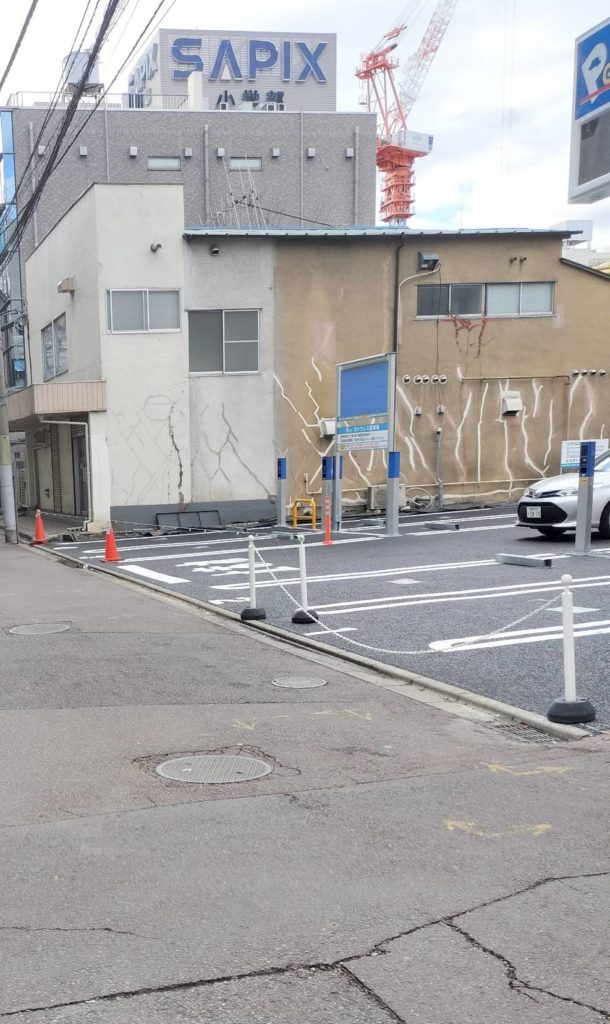 松戸駅前駐車場コインパーキングオープンGSパーク松戸駅東口駐車場