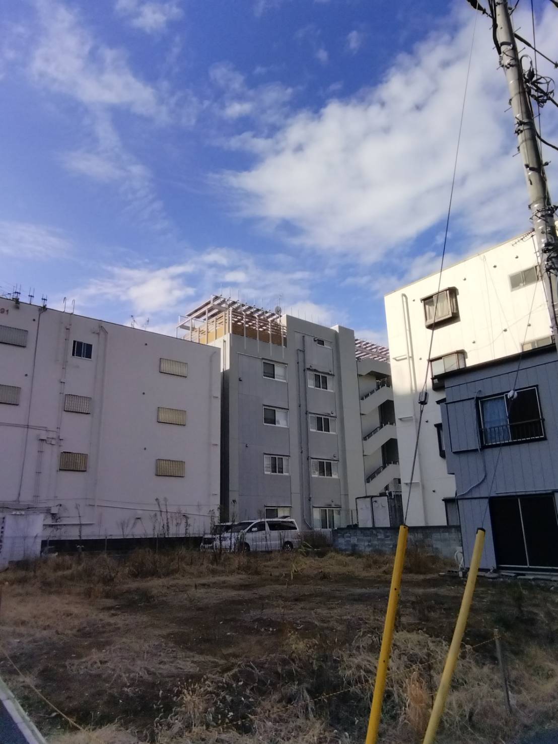 松戸市根本15階建てワンルーム形式住宅57戸新規建設2023年