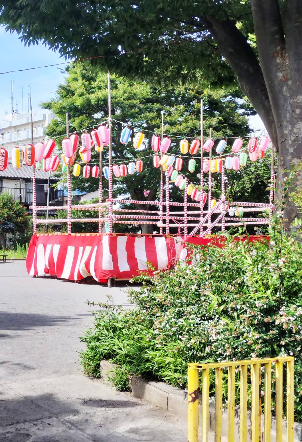 いちご公園2025年盆踊り松戸市二十世紀が丘萩町