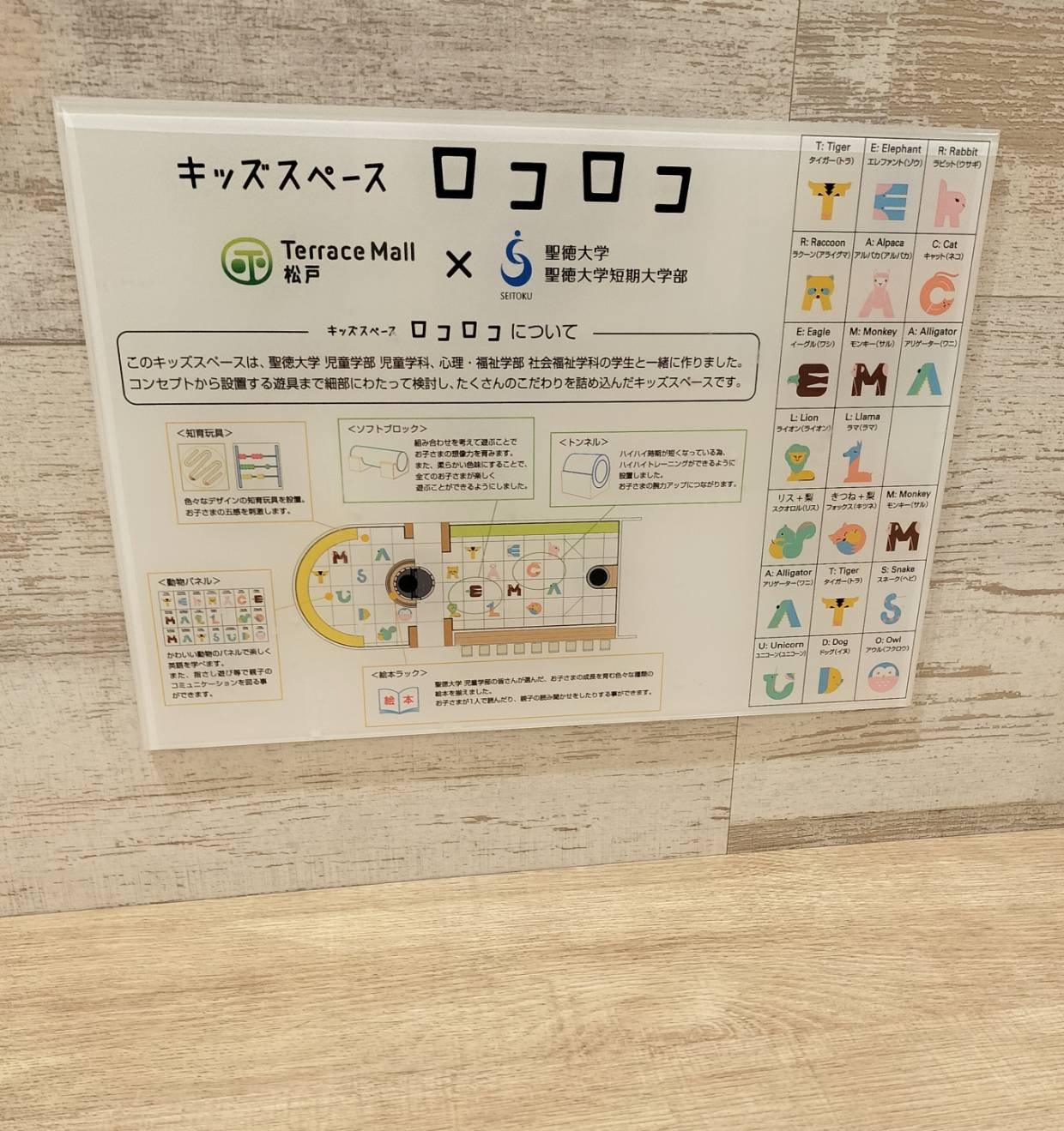 キッズスペース改装リニューアルオープン開店テラスモール松戸